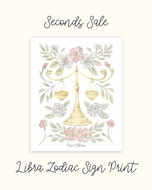 Libra Zodiac Sign - Seconds Sale