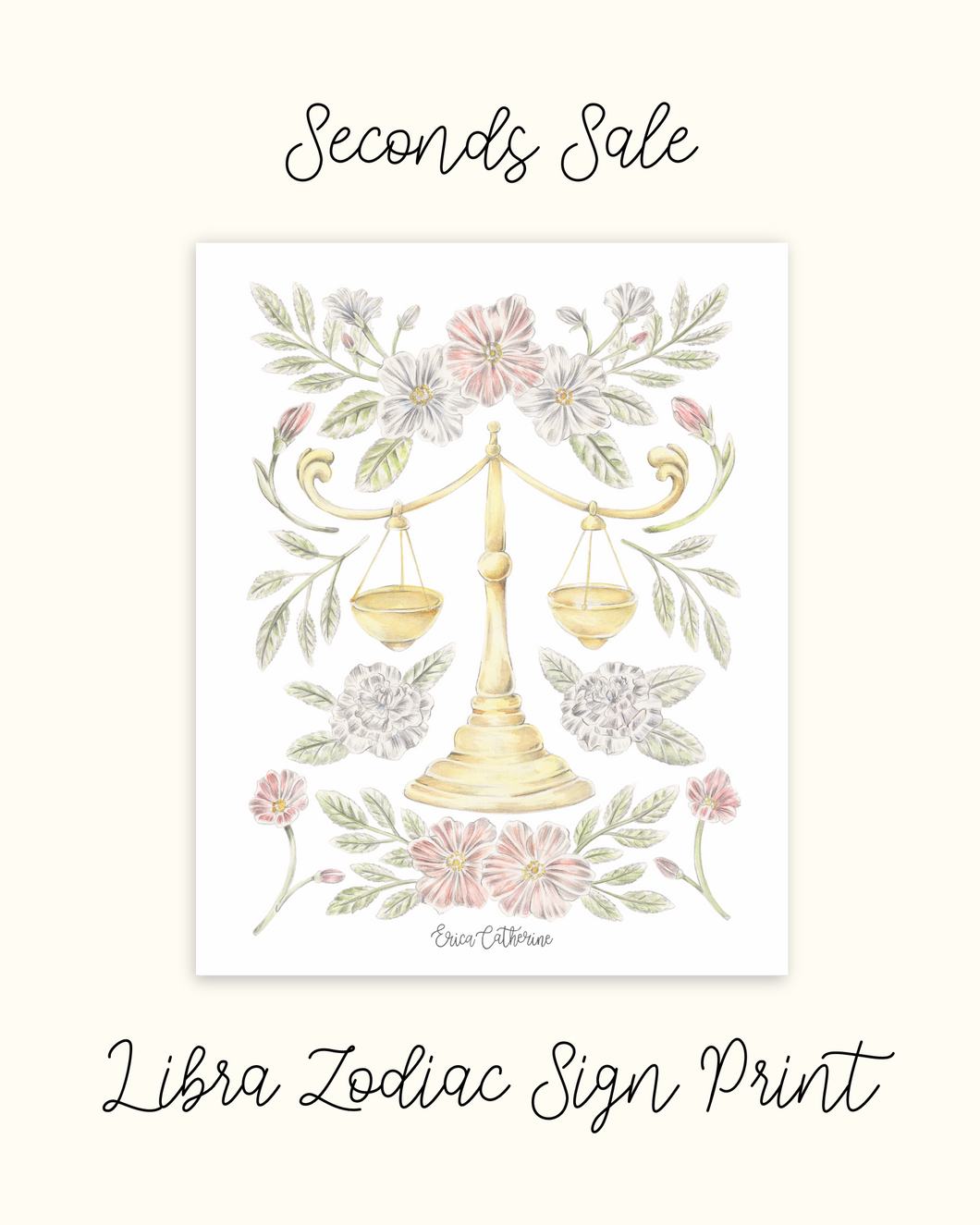 Libra Zodiac Sign - Seconds Sale