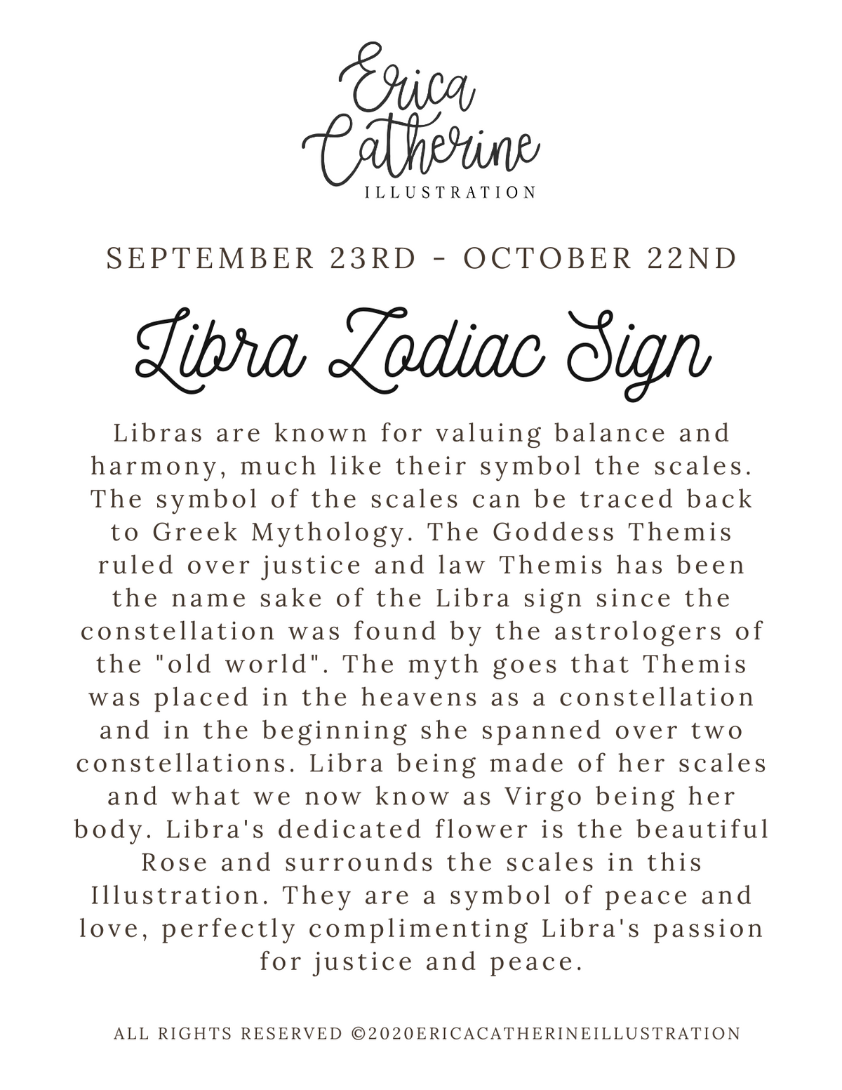 Libra Zodiac Sign - Seconds Sale