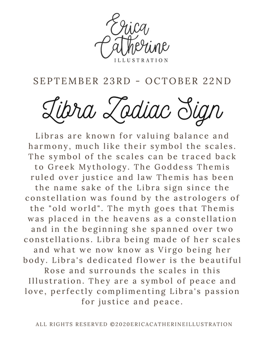 Libra Zodiac Sign - Seconds Sale