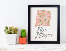 Load image into Gallery viewer, New Mexico State Map Art Print

