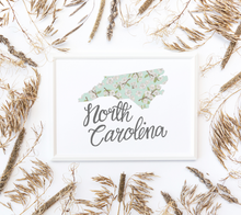 Load image into Gallery viewer, North Carolina State Map Art Print

