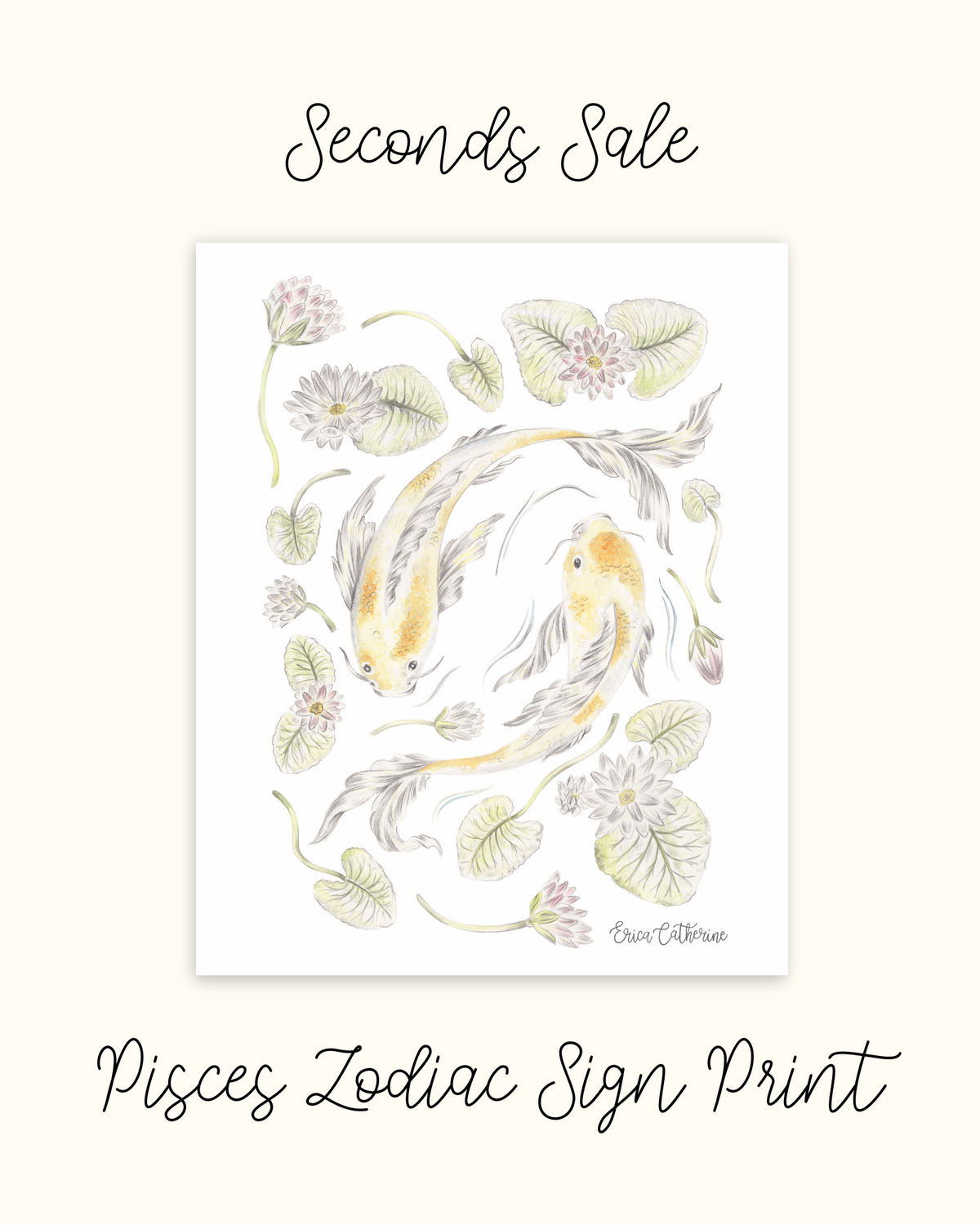 Pisces Zodiac Sign - Seconds Sale