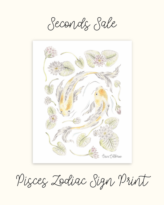 Pisces Zodiac Sign - Seconds Sale