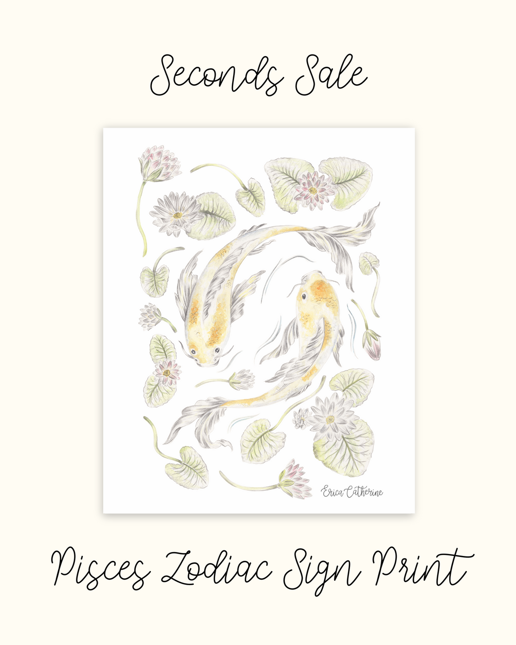 Pisces Zodiac Sign - Seconds Sale