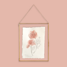 Load image into Gallery viewer, August Birth Flower - Poppy Mini Original  Artwork
