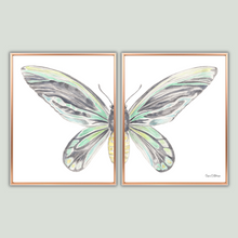 Load image into Gallery viewer, Queen Alexandra&#39;s Birdwing Large Diptych
