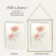 Load image into Gallery viewer, June Birth Flower - Rose Mini Original Drawing
