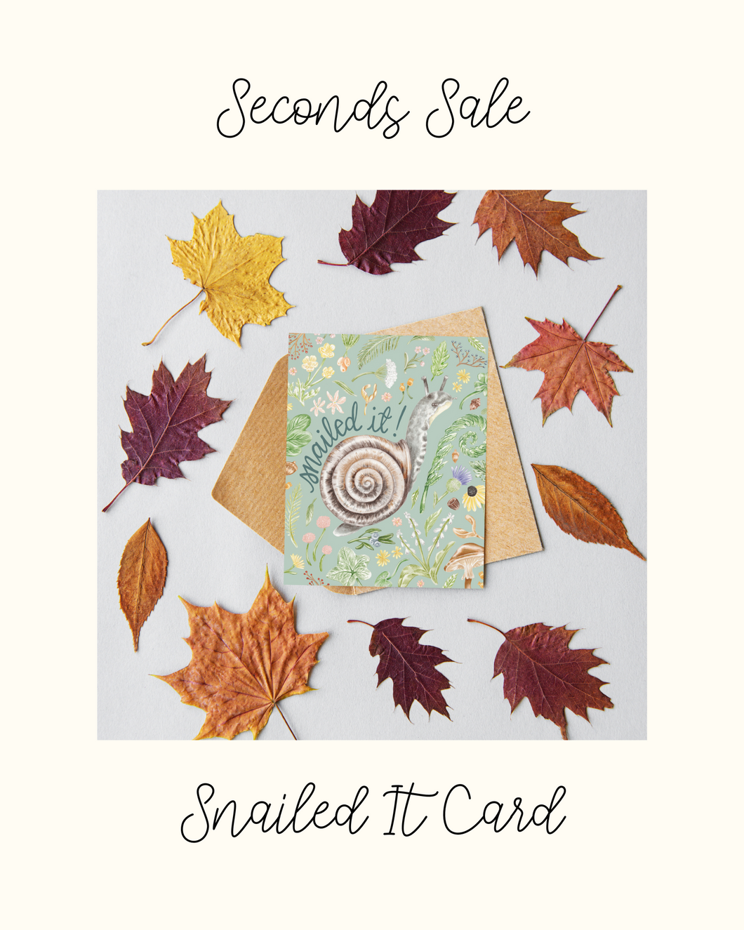 Snailed It Card - Seconds Sale