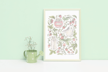 Load image into Gallery viewer, Strawberries and Cream Print
