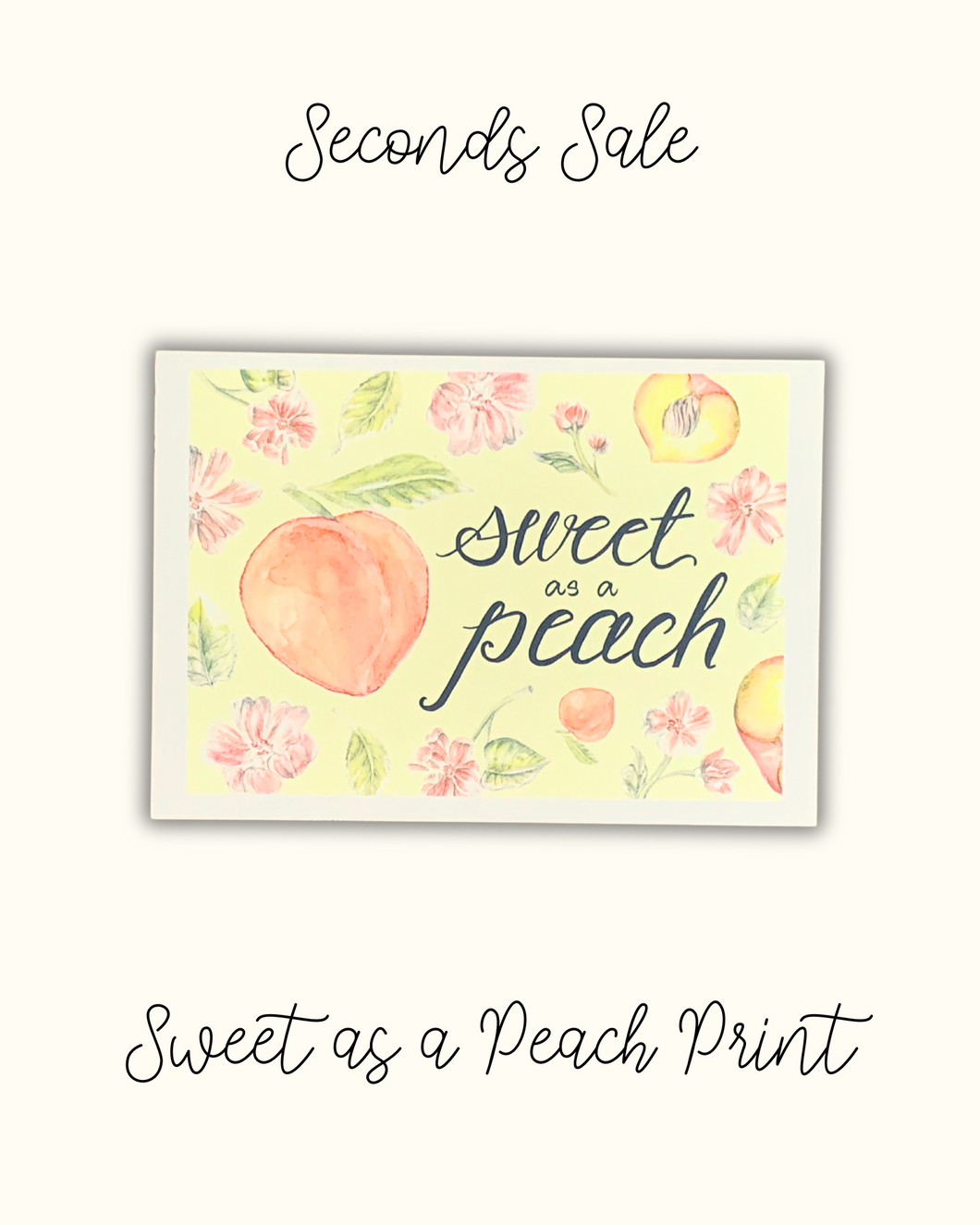 Sweet as a Peach 5x7