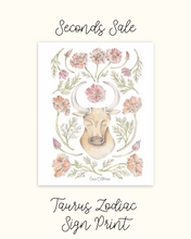 Load image into Gallery viewer, Taurus Zodiac Sign - Seconds Sale
