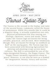 Load image into Gallery viewer, Taurus Zodiac Sign - Seconds Sale

