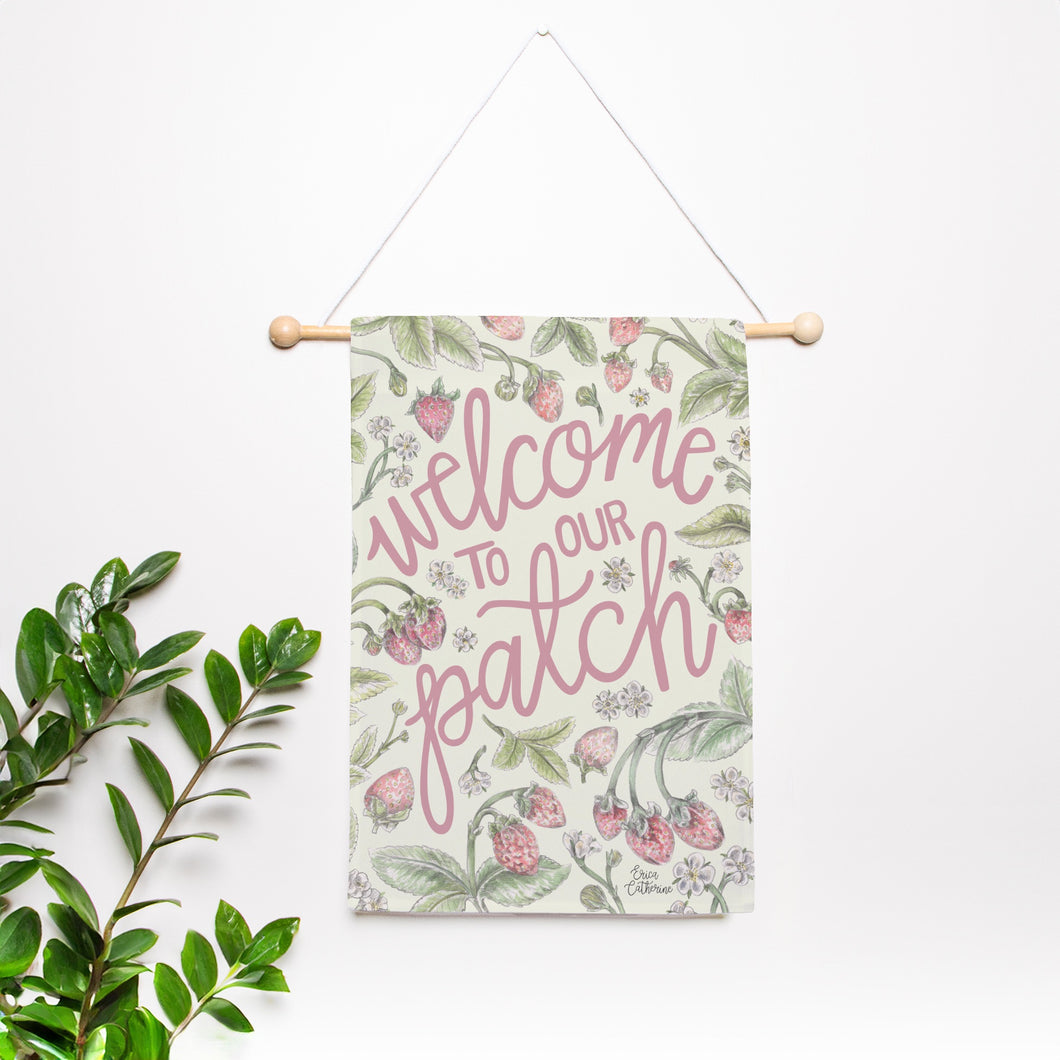 Welcome to our Patch Garden Flag