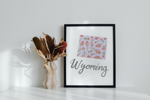 Load image into Gallery viewer, Wyoming State Flower Art Print

