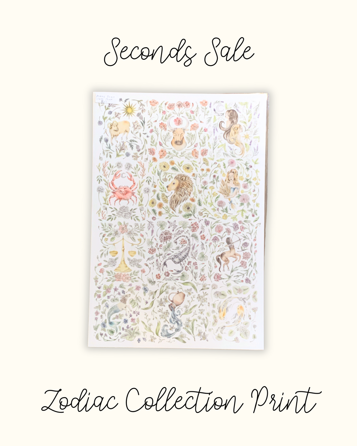 Zodiac Signs Collection 13x19" Print - Seconds Sale