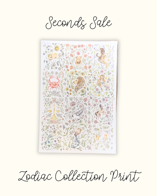 Zodiac Signs Collection 13x19" Print - Seconds Sale