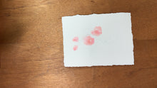 Load and play video in Gallery viewer, April Birth Flower - Sweet Pea Mini Original Drawing
