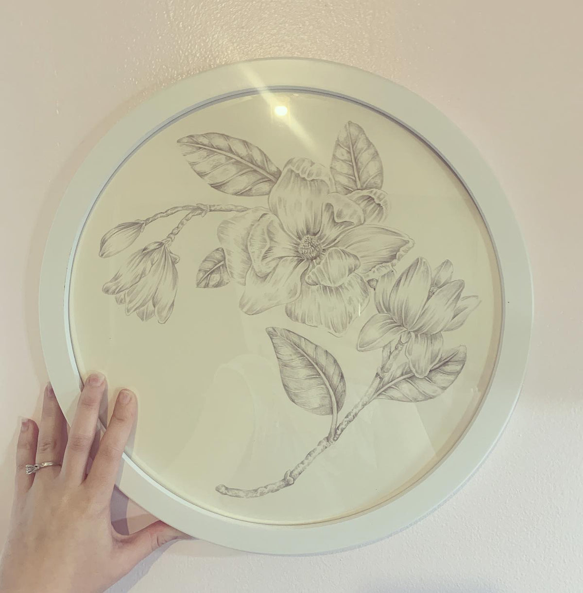 Magnolia Flower Art Print