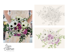 Load image into Gallery viewer, Bridal Bouquet Custom Artwork
