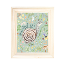 Load image into Gallery viewer, Snailed It - Art Print
