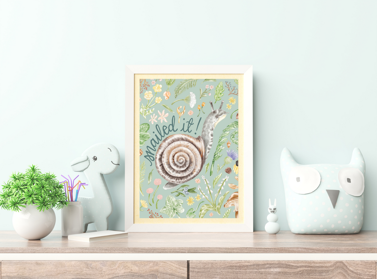 Snailed It - Art Print