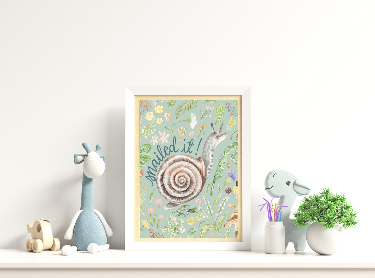 Snailed It - Art Print