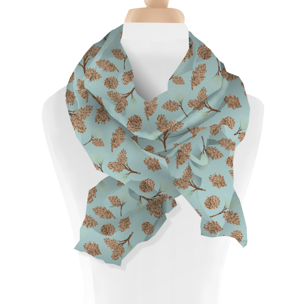 Pinecone Scarf - Maine State Flower