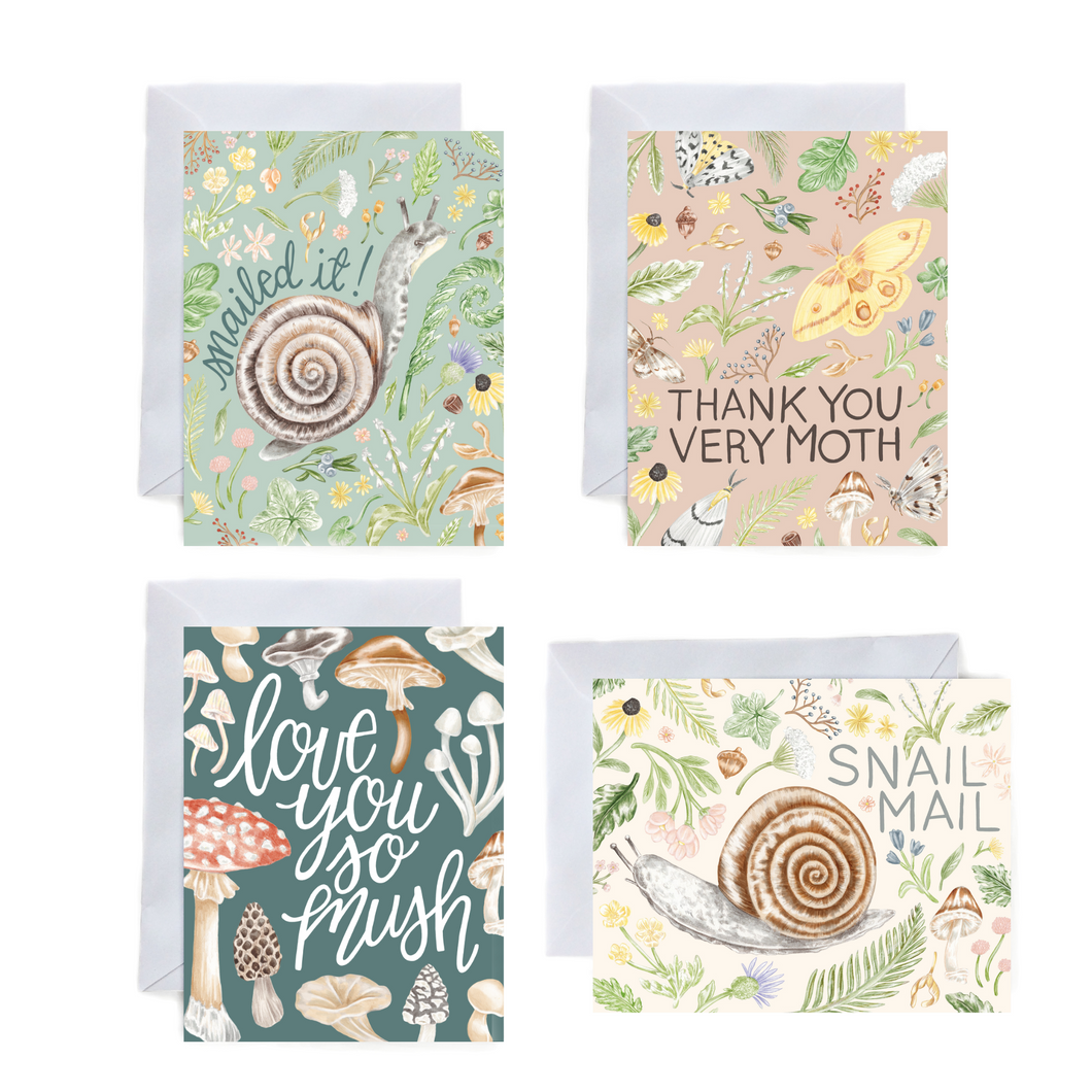 Forest Card Set of 4