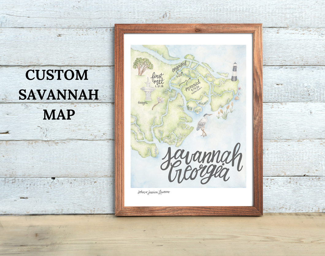 Customized Savannah Map