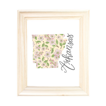 Load image into Gallery viewer, Arkansas State Map Art Print
