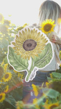 Load and play video in Gallery viewer, Sunflower sticker
