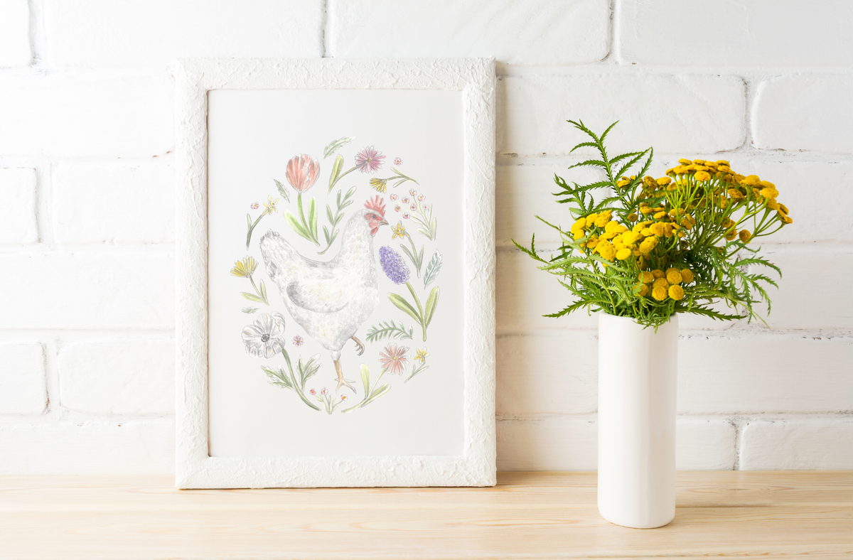 Backyard Chickens Print Series