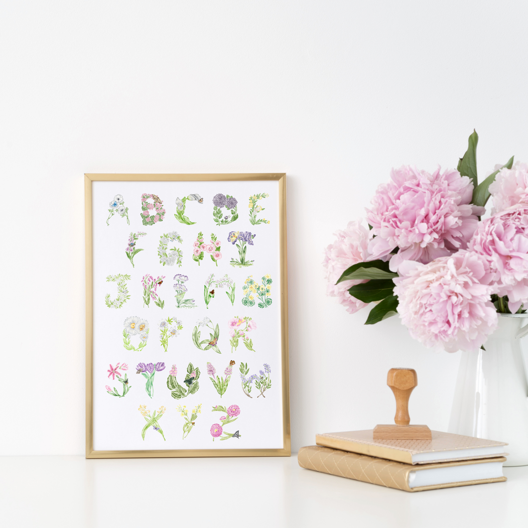 Alphabet Art Print
