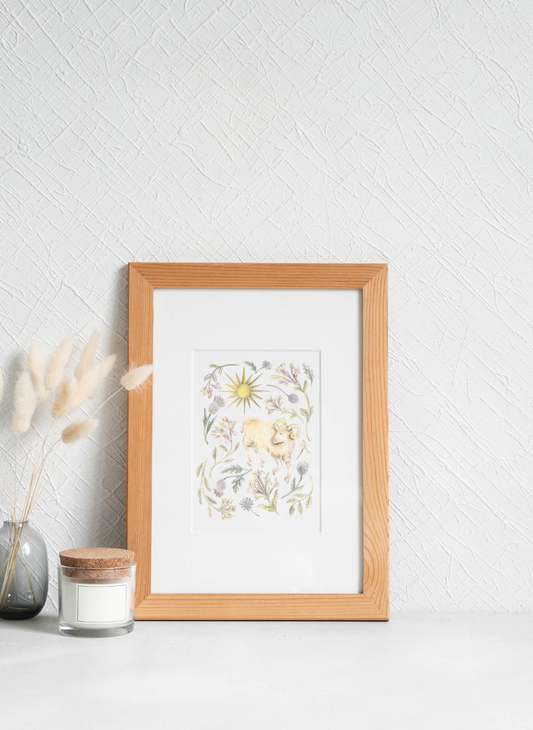 Aries Sign Art Print