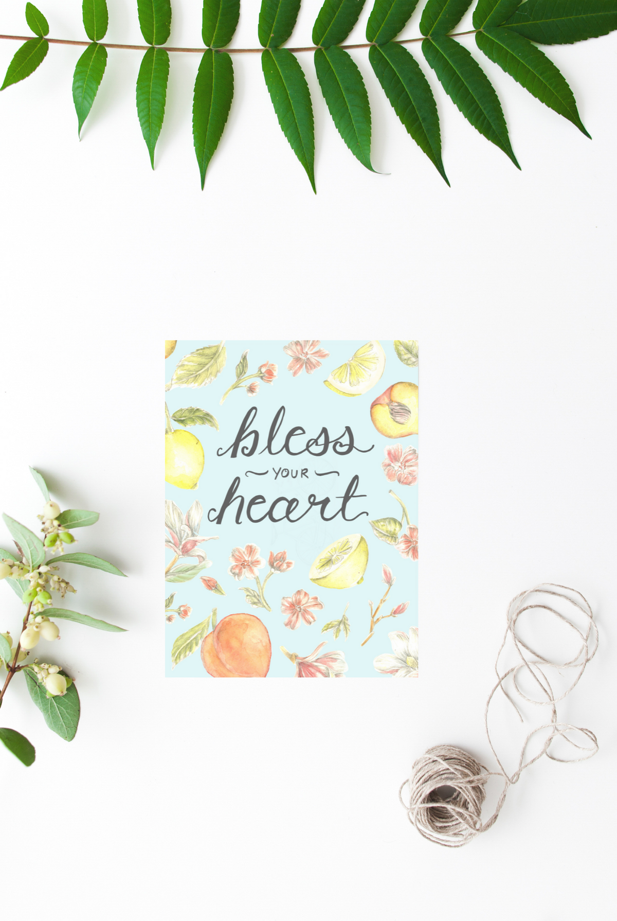 Bless Your Heart Folded Cards