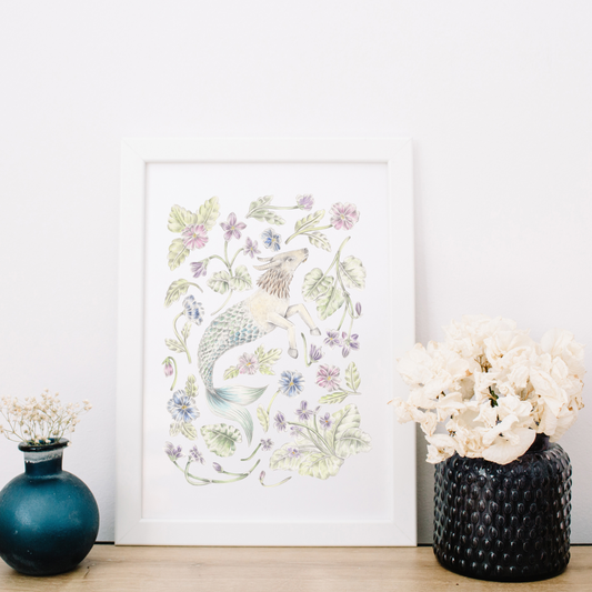 Capricorn Sign Art Print
