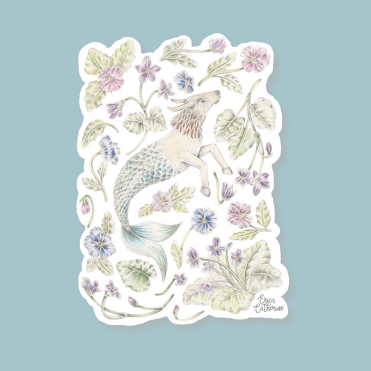 Capricorn Zodiac Sign Sticker