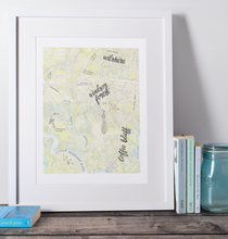 Load image into Gallery viewer, Windsor Forest and Coffee Bluff of Savannah Map
