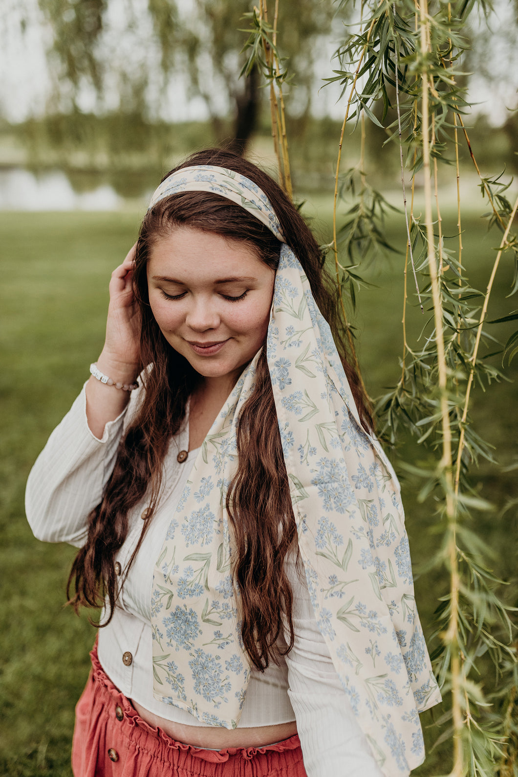 Forget Me Nots Scarf
