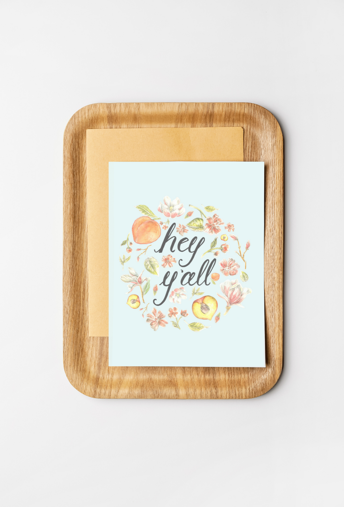Hey Y'all Folded Card