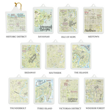 Load image into Gallery viewer, Savannah Map Ornaments
