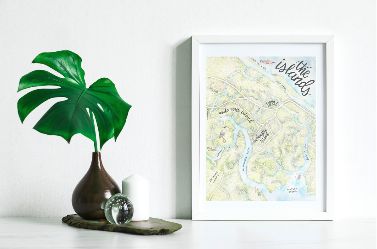 The Islands of Savannah Map
