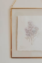 Load image into Gallery viewer, July Birth Flower - Larkspur Mini Original Artwork
