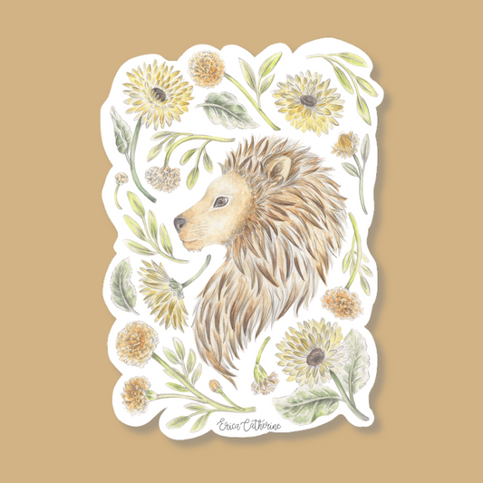 Leo Zodiac Sign Sticker