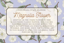 Load image into Gallery viewer, Magnolia Flower Scarf - Louisiana State Flower - Mississippi State Flower

