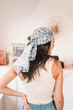 Load image into Gallery viewer, Meadow Violet Flower Scarf
