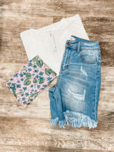 Load image into Gallery viewer, Meadow Violet Flower Scarf
