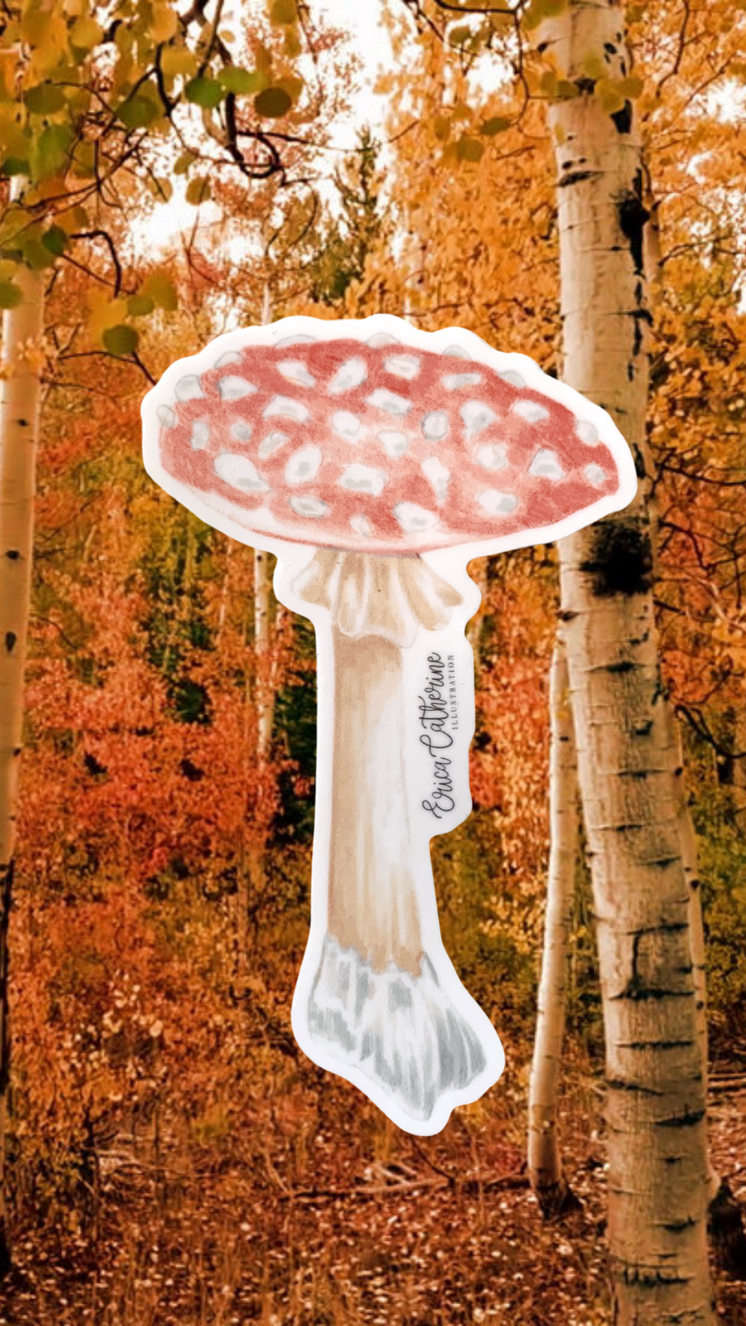 Fly Aragic Mushroom sticker