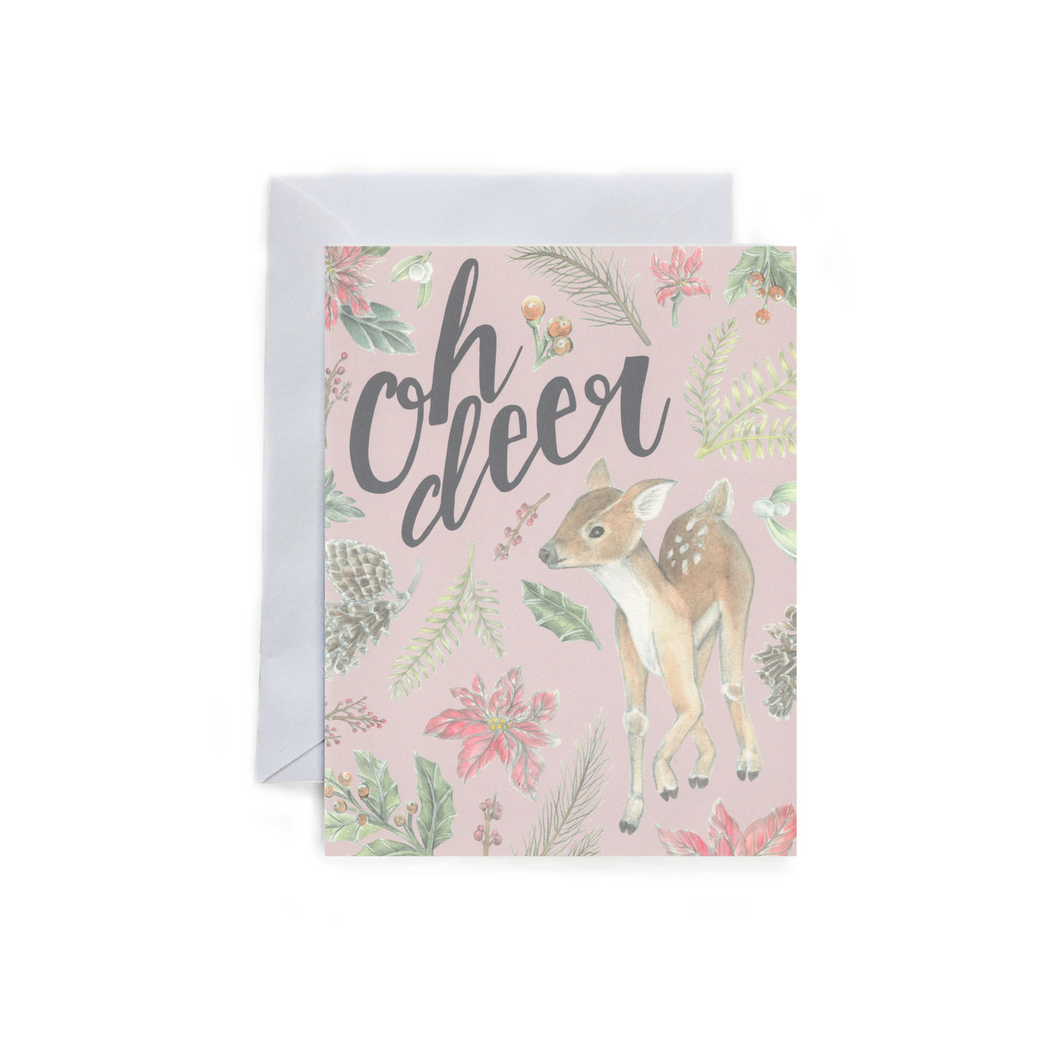 Oh Deer Folded Card